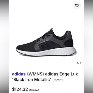 Adidas Edge Lux Women's Black and Gray Athletic Shoes